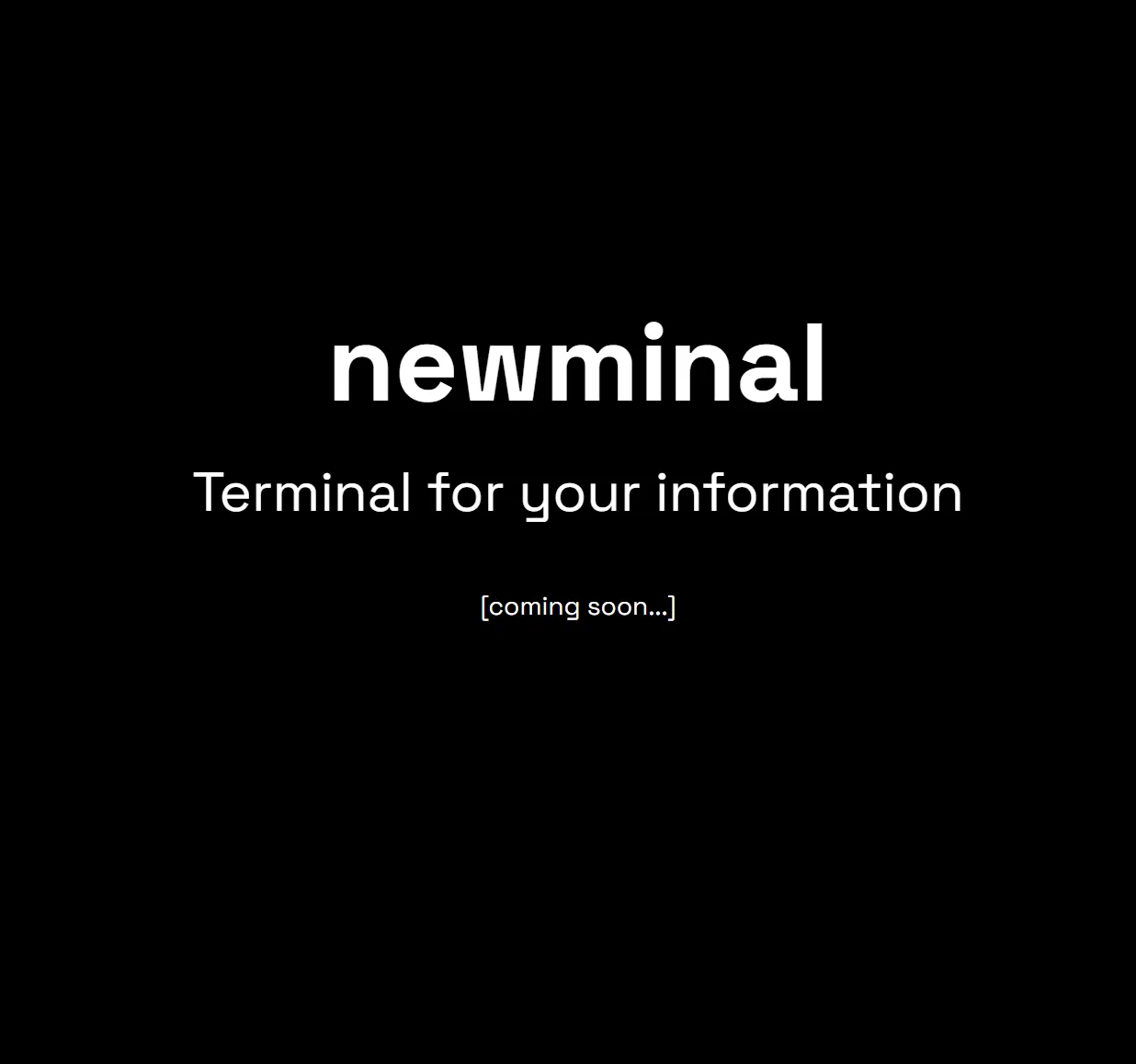 Newminal Concept Draft